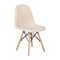 Flash Furniture Off-White Faux Sherpa Accent Chair with Wood Legs DL-10-W-GG - alternate 9